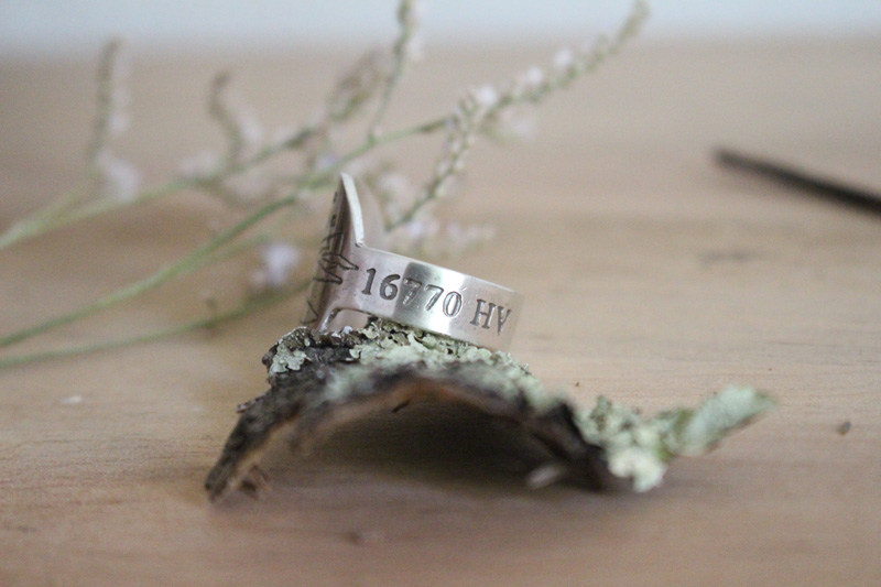 Make your life a dream and a dream a reality, the little prince’s plane ring in silver