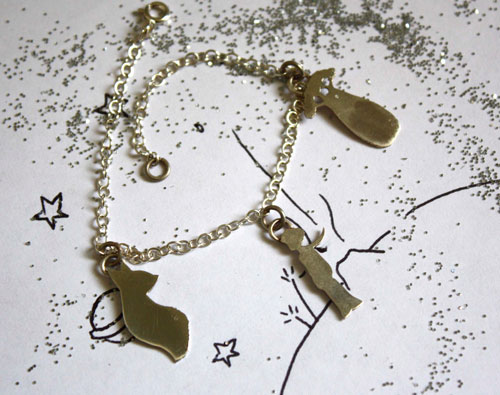 Your memories, the little prince memories bracelet in sterling silver
