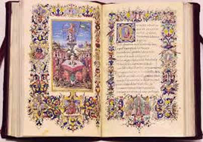 Book of medieval illumination