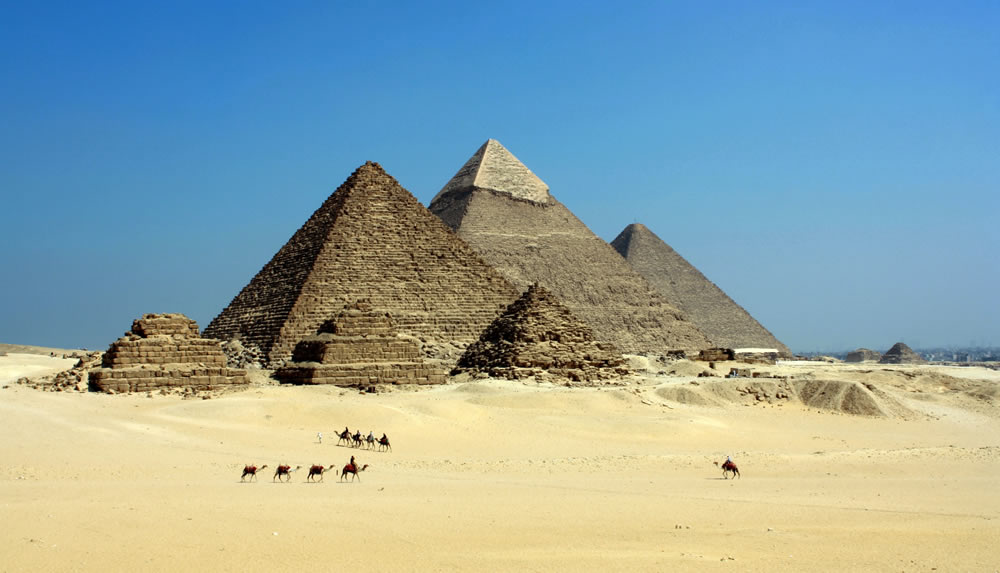 The Egyptian pyramids, witnesses of the greatness of this culture