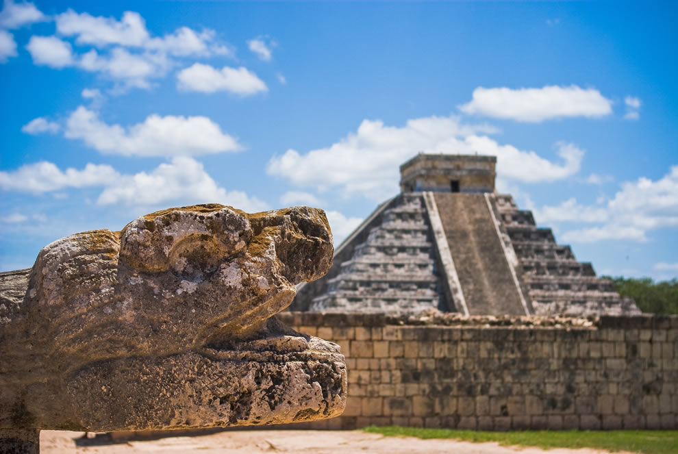 The archaeological site of Chichen Itza, Mexico