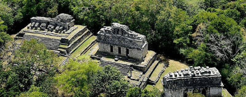 yaxchilan archaeological site, mexico