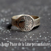 Moon phase, custom moon phase ring in sterling silver