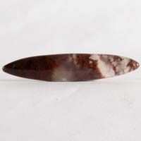 pigeon blood agate A cabochon