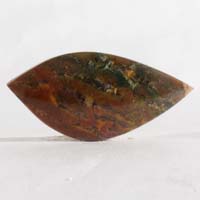 pigeon blood agate E cabochon