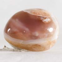 lilac chalcedony A cabochon
