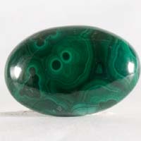 malachite D cabochon