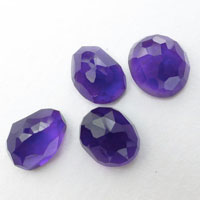 amethyst C cabochon