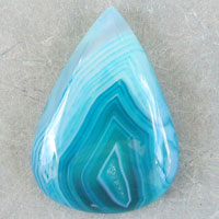 blue agate C cabochon