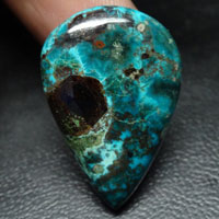 chrysocolla A cabochon