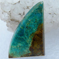 chrysocolla E cabochon