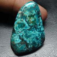 chrysocolla G cabochon