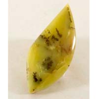 dendritic agate A cabochon