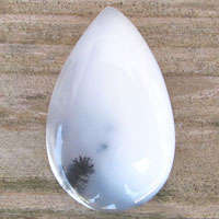 dendritic agate J cabochon