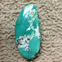 Fox turquoise cabochon