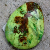 gaspeite C cabochon