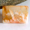 Our Graveyard point plume agate cabochon