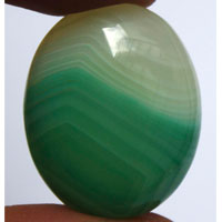 green agate B cabochon