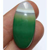 Our green agate cabochon