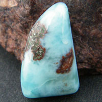 larimar K cabochon