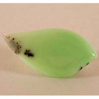 lemon chrysoprase cabochon