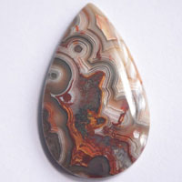 mexican crazy lace agate Q cabochon