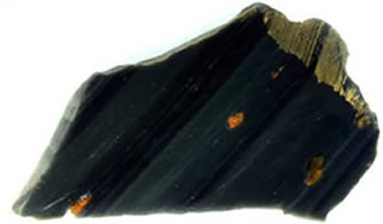 Obsidian cabochon