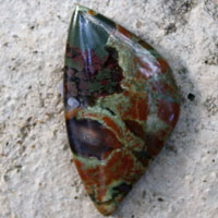 rainforest jasper F cabochon