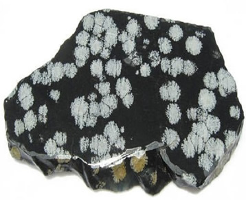 Our snowflake obsidian stone catalog for custom order