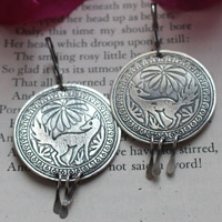 Bekuh, mexican dog earrings in sterling silver