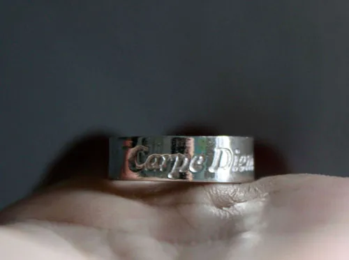 Carpe Diem, engraved Latin quote ring in sterling silver