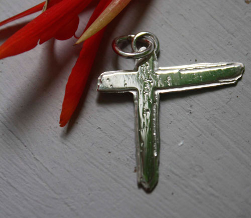 Indochine, Paradize cross from the rock band pendant in silver