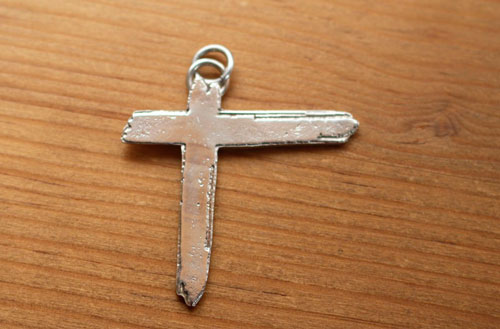 Luxury Indochine cross, Paradize from the rock band pendant in silver