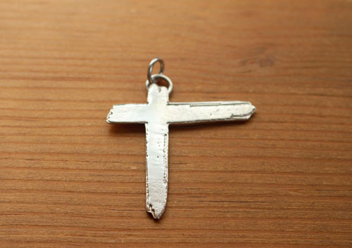 Luxury Indochine cross, Paradize from the rock band pendant in silver