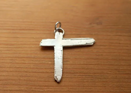 Luxury Indochine cross, Paradize from the rock band pendant in silver
