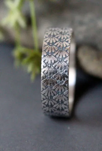 Ineko, Japanese rice symbol ring in sterling silver