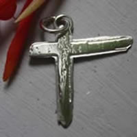 Indochine, Paradize cross rock band pendant in sterling silver