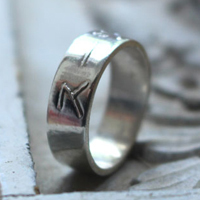 Japanese name, kanji ring, pictograms from japan, in sterling silver