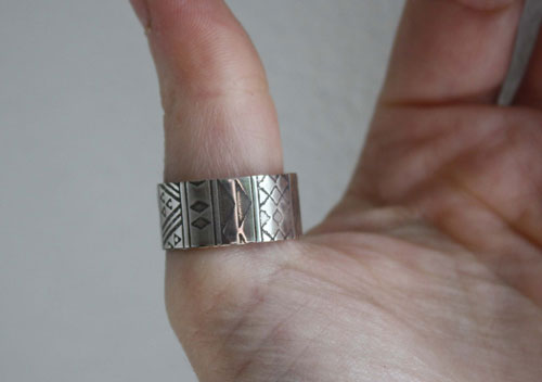 La bohème, boho spirit ring in sterling silver