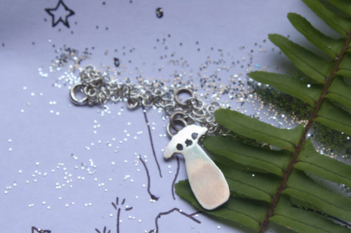 Little baobab, the Little Prince tree bracelet in sterling silver