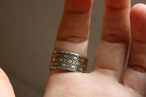 Neo, Matrix ring in sterling silver