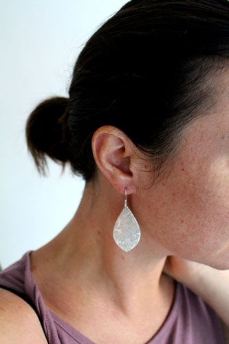 Nishikigoi, Japanese koi fish earrings in sterling silver