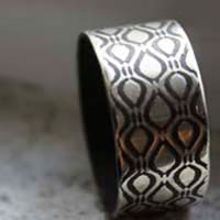 Neo, matrix ring in sterling silver