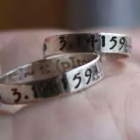 Pi wedding bands