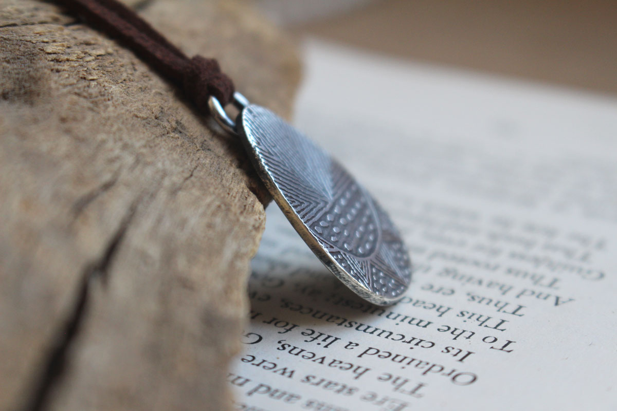 Riji, Aboriginal Australian necklace in silver