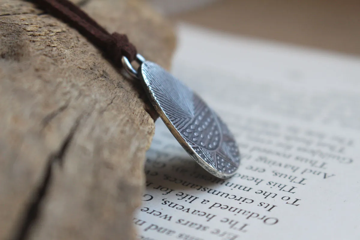 Riji, Aboriginal Australian necklace in silver