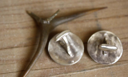 Spartan shield, greek sparta hoplites cufflinks in sterling silver