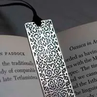 Symphony, Baroque bookmark in sterling silver