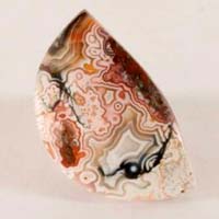 Mexican Crazy Lace agate A cabochon