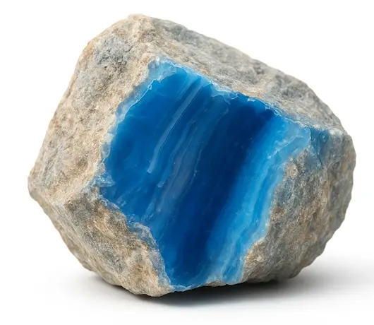 Blue agate: history and healing properties